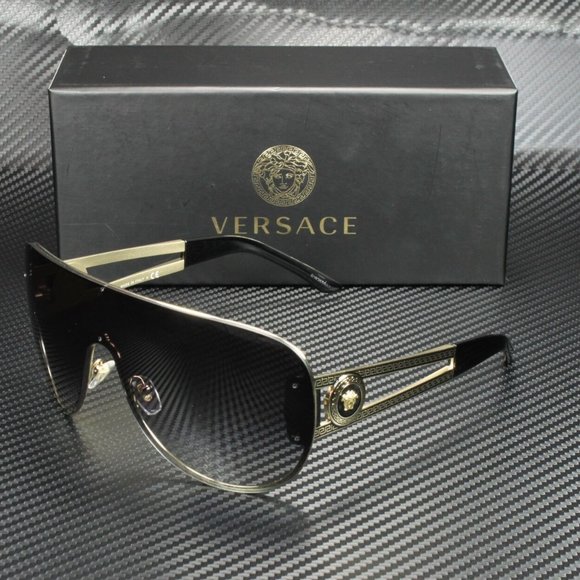 Versace Pale Gold 41mm Sunglasses! NIB! - Picture 1 of 4